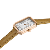 SRV Rettangolo Argento Pelle 30mm