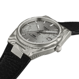 PRX Acciaio Damascato e Pelle 38mm