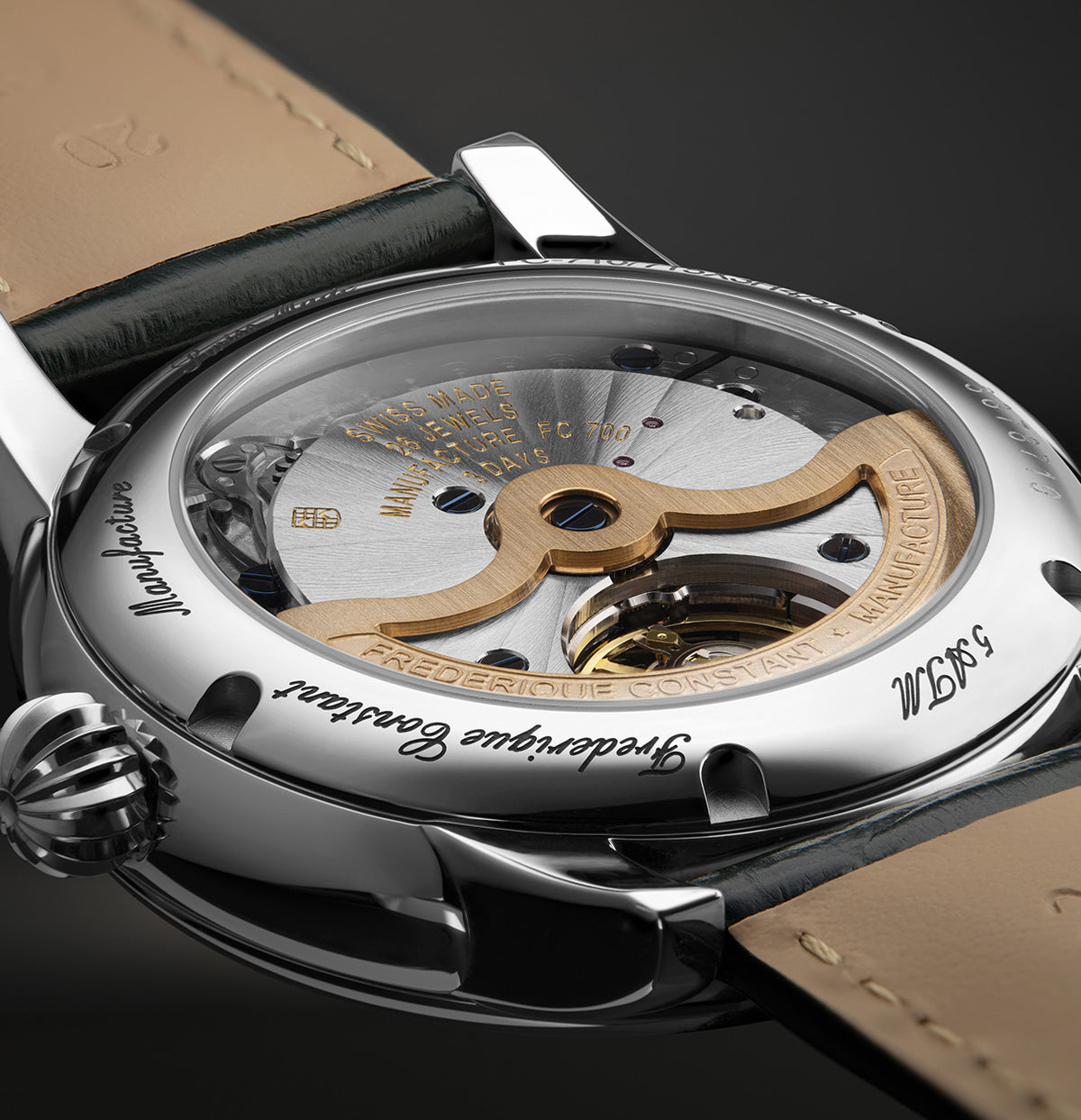 Highlife Moonphase Date Manufacture Automatico Pelle 39mm