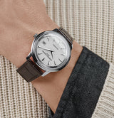Classics Moneta Solarmetre Bianco Pelle 39mm