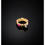 Anello Cuoricino Neon