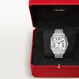 Santos de Cartier, Modello medio, movimento automatico, acciaio NUOVO