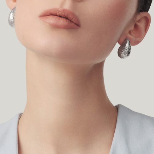 Orecchini Goccia Martellati