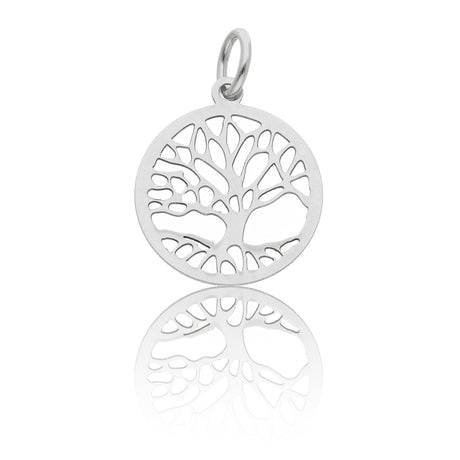 Ciondolo albero della vita In Oro bianco-Ciondoli-GRANARELLI-Gioielleria Granarelli