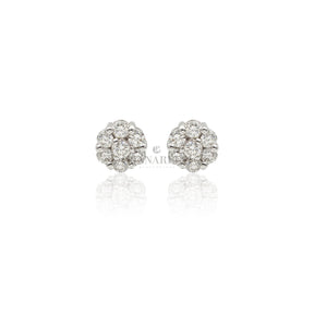 Orecchini Fiore diamanti 1.15kt-CRIVELLI-218-584G-Gioielleria Granarelli