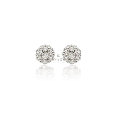 Orecchini Fiore diamanti 1.15kt-CRIVELLI-218-584G-Gioielleria Granarelli