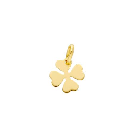 Ciondolo Quadrifoglio In Oro Giallo-Ciondoli-GRANARELLI-Gioielleria Granarelli