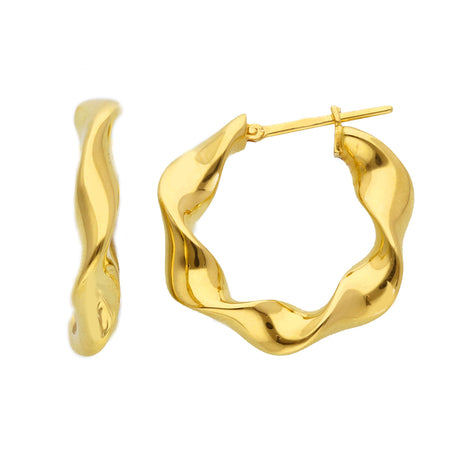 Orecchino torchon in oro giallo-Orecchini-GioGio-Gioielleria Granarelli