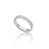 Anello Fedina Half Eternity Diamanti 0.58kt-Anelli-GRANARELLI-Gioielleria Granarelli
