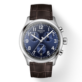 Chrono L Quarzo Blu Pelle 42mm