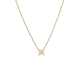 Collana Punto Luce Fiore Oro Giallo