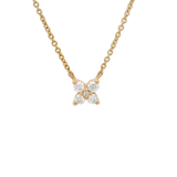 Collana Punto Luce Fiore Oro Rosa