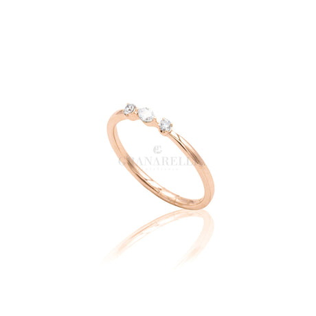 Anello Fantasia micro con Diamanti in Oro Rosa-Anelli-CRIVELLI-14-Gioielleria Granarelli