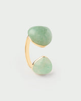 Anello Avventurina verde Gravity
