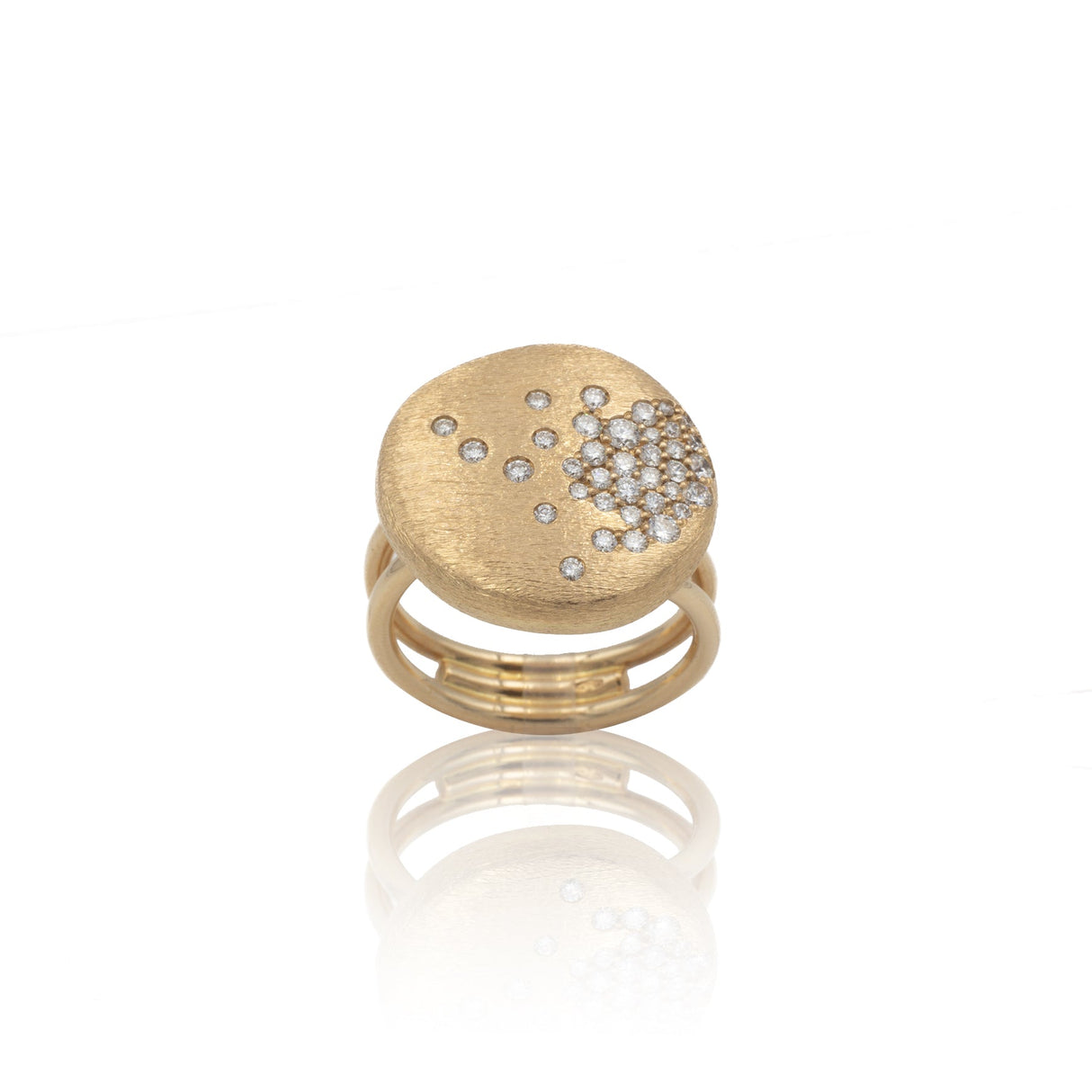 Anello Crivelli in Oro Rosa e Diamanti-Anelli-CRIVELLI-Gioielleria Granarelli