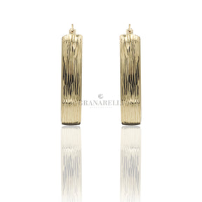 Orecchino Cerchio In Oro Giallo-Orecchini-GRANARELLI-Gioielleria Granarelli