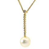 Nachlaufohrringe mit Diamanten