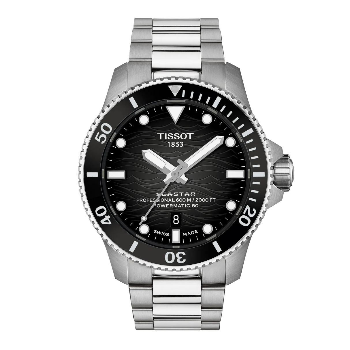 Seastar 2000 Powermatic Nero Acciaio 44mm