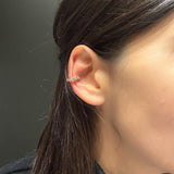 Orecchino Earcuff con Diamanti Brown