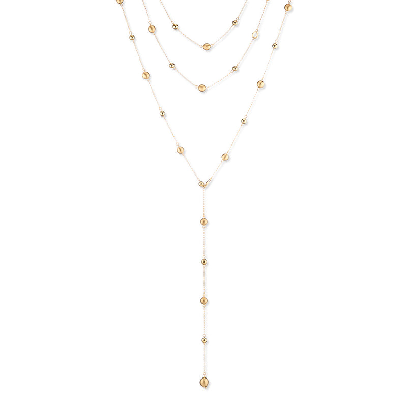 Collana Saba 120 cm con Sfere Setate