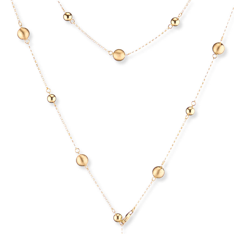 Collana Saba 120 cm con Sfere Setate
