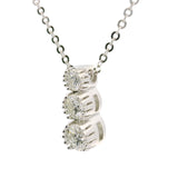 Musa scalar pendant in white gold and diamonds