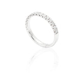 Anello Fedina con Diamanti 0.41kt in Oro Bianco-Anelli-GRANARELLI-13-Gioielleria Granarelli