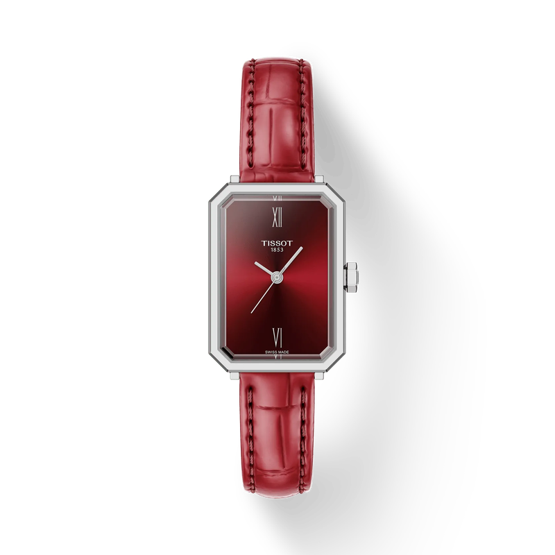 Tissot SRV 30mm Quarzo Rosso Pelle