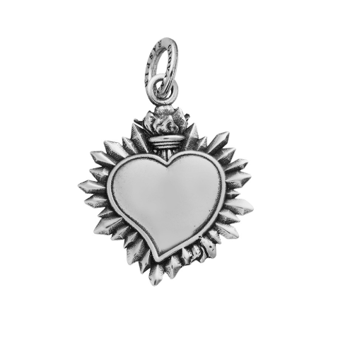 Large Votive Heart Charm