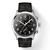 Chrono L Quarzo Nero Pelle Nera 42mm