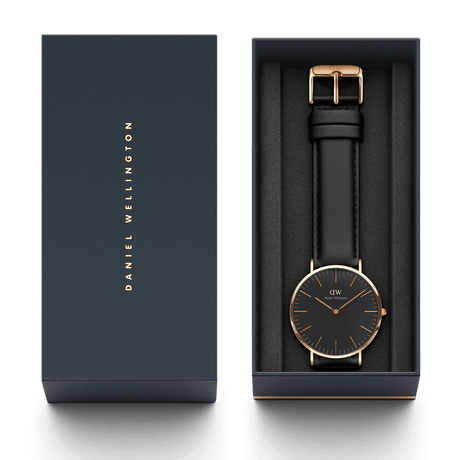 Classic Sheffield 36mm Pelle Rosato-Orologi-DANIEL WELLINGTON-Gioielleria Granarelli