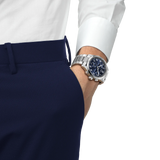 Chrono L Quarzo Blu Acciaio 42mm