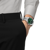 Chrono L Quarzo Verde Acciaio 42mm