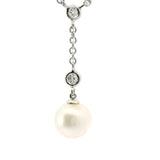 Coach with pearl Ø 10.5 and white gold diamond