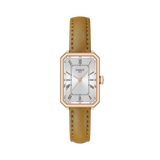 SRV Rettangolo Argento Pelle 30mm