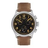 Chrono L Quarzo Nero Pelle 42mm