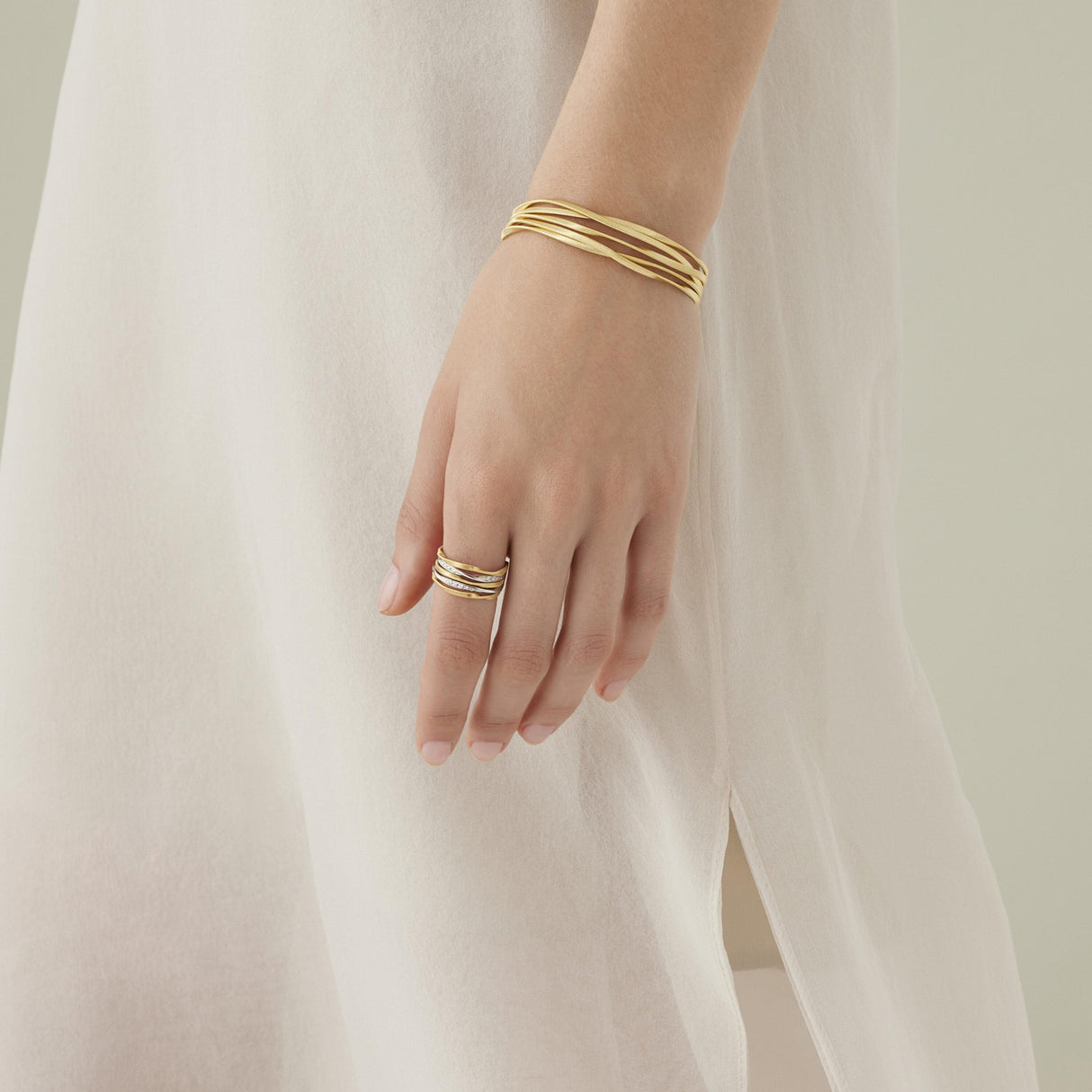 Bracciale Marrakech Oro Giallo 5 fili