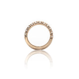 Anello Fedina Half Eternity Diamanti 1.35kt Oro Rosa-Anelli-GRANARELLI-Gioielleria Granarelli
