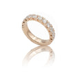 Anello Fedina Half Eternity Diamanti 1.35kt Oro Rosa-Anelli-GRANARELLI-Gioielleria Granarelli