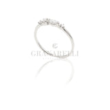 Anello fantasia in Oro Bianco