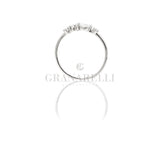 Anello fantasia in Oro Bianco