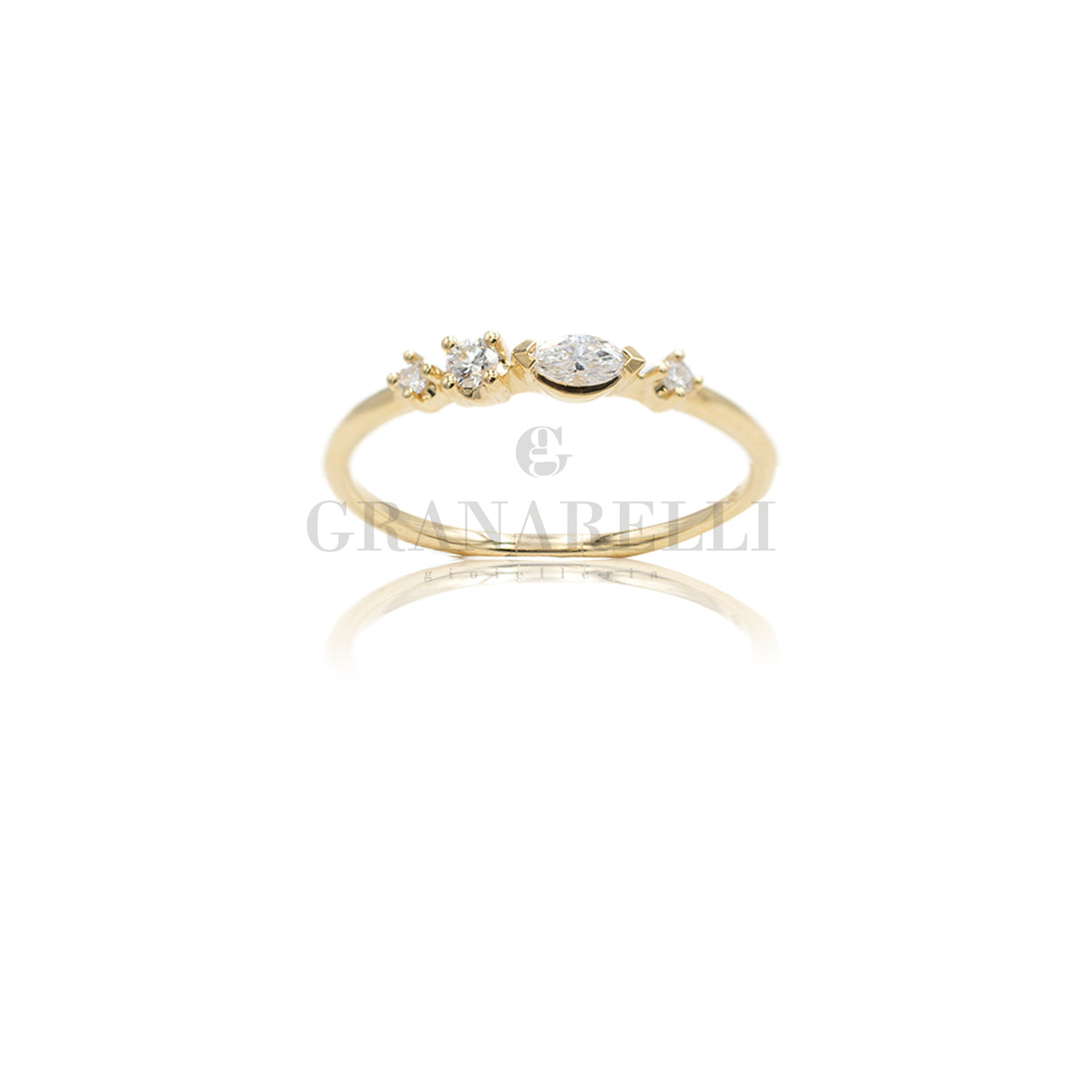 Anello fantasia in Oro Giallo