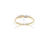 Anello fantasia in Oro Giallo
