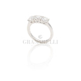 Anello Trilogy 2.12kt in Oro bianco