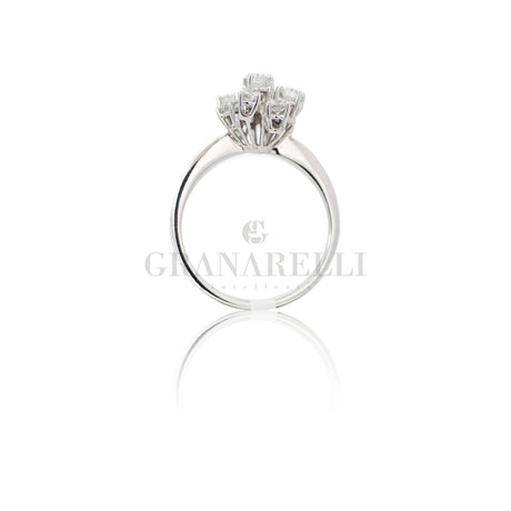 Anello con esplosione di diamanti 0,80kt-Anelli-GRANARELLI-Gioielleria Granarelli