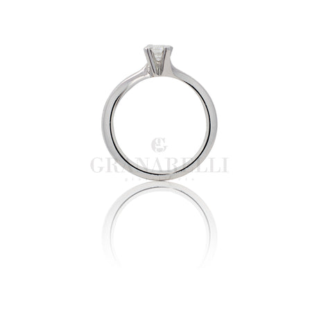 Anello Recarlo Solitario 0.31kt in Oro Bianco e Diamante-Anelli-RECARLO-Gioielleria Granarelli