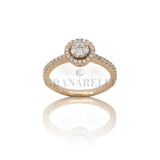 Magic Diamanti lone ring in rose gold