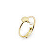 Anello Line Disco e Punto Luce - Essence-Anelli-RUE DES MILLE-Gioielleria Granarelli