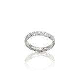 Anello Fedina con Diamanti 1.47kt in Oro Bianco-Anelli-GRANARELLI-Gioielleria Granarelli