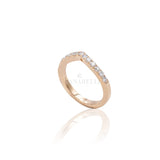 Anello Ali di Gabbiano in Oro Rosa e Brillanti-Anelli-CRIVELLI- [SKU] -Gioielleria Granarelli